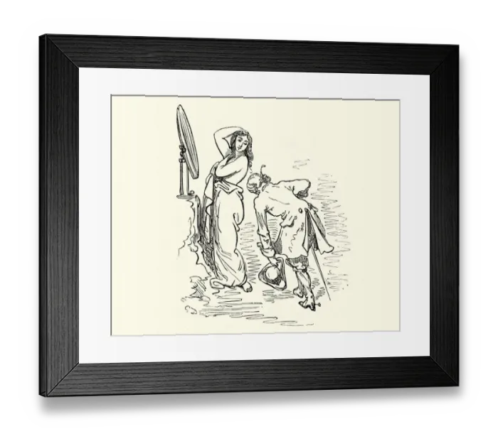 Framed Print : Adventures of Baron Munchausen, Baron and Venus Framed Print : Adventures of Baron Munchausen, Baron and Venus