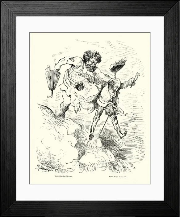 Framed Print : Adventures of Baron Munchausen, Vulcan anger Framed Print : Adventures of Baron Munchausen, Vulcan anger