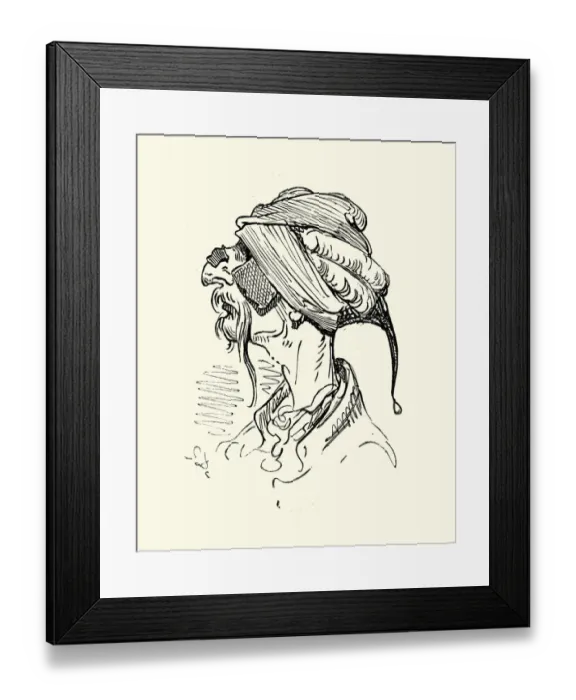 Framed Print : Adventures of Baron Munchausen, Baron in bandages Framed Print : Adventures of Baron Munchausen, Baron in bandages