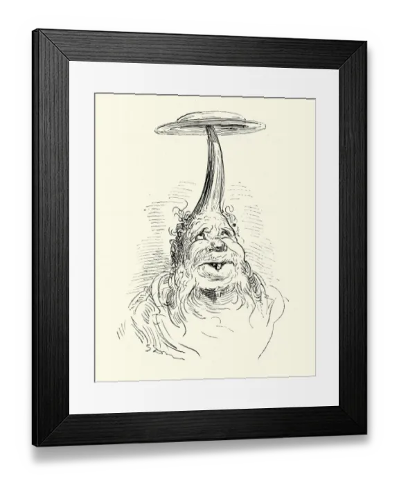 Framed Print : Adventures of Baron Munchausen, Horned Monster Framed Print : Adventures of Baron Munchausen, Horned Monster
