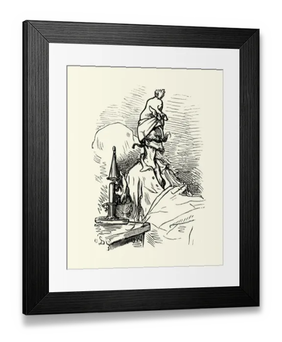 Framed Print : Adventures of Baron Munchausen, A very good night Framed Print : Adventures of Baron Munchausen, A very good night