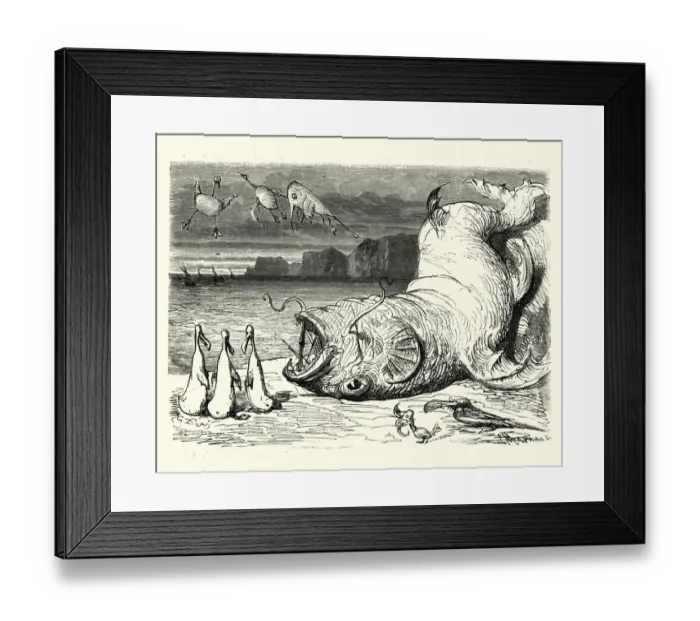 Framed Print : Adventures of Baron Munchausen, Dead Sea Monster