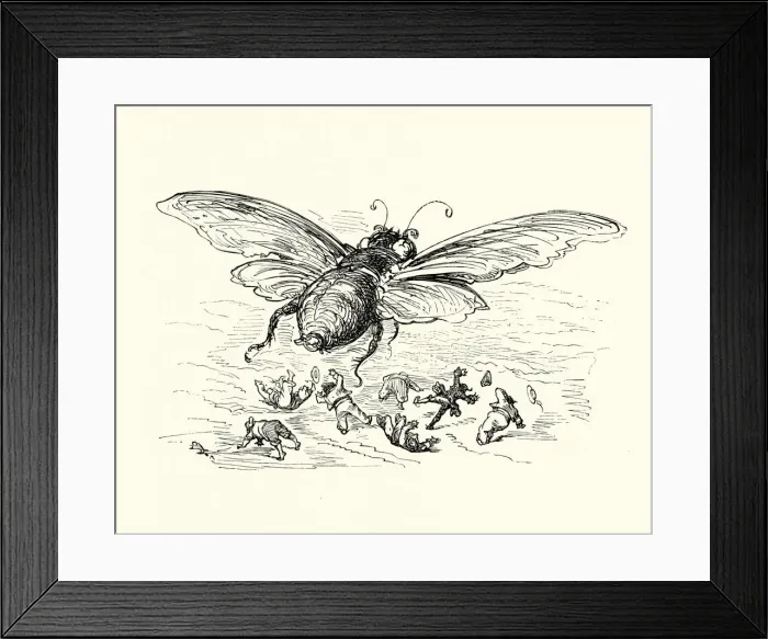 Framed Print : Adventures of Baron Munchausen, Creatures of the Moon