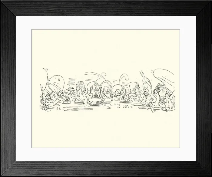 Framed Print : Adventures of Baron Munchausen, The Grand Turks Table Framed Print : Adventures of Baron Munchausen, The Grand Turks Table