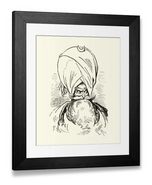 Framed Print : Adventures of Baron Munchausen, The Sultan Framed Print : Adventures of Baron Munchausen, The Sultan