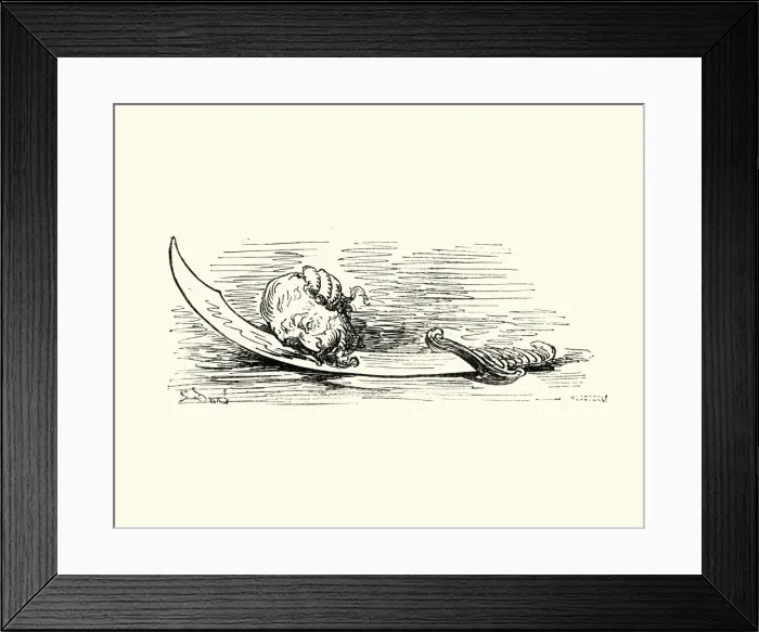 Framed Print : Adventures of Baron Munchausen, The Barons Head Framed Print : Adventures of Baron Munchausen, The Barons Head