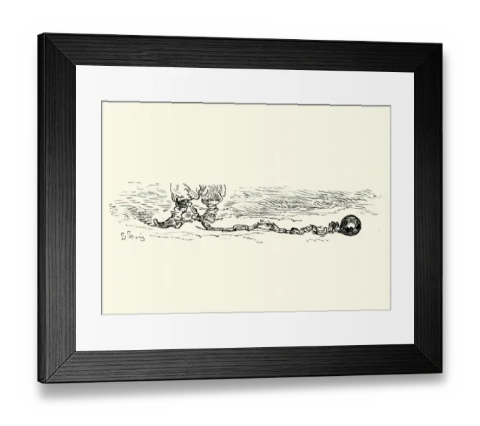 Framed Print : Adventures of Baron Munchausen Prisoner of the turks Framed Print : Adventures of Baron Munchausen Prisoner of the turks