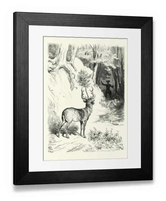 Framed Print : Adventures of Baron Munchausen - The Stag Framed Print : Adventures of Baron Munchausen - The Stag
