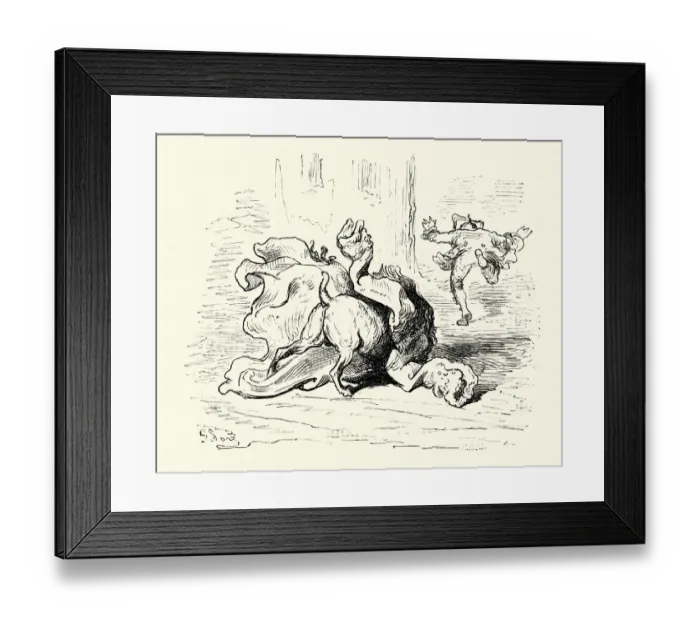 Framed Print : Adventures of Baron Munchausen - Fur cloaks madness Framed Print : Adventures of Baron Munchausen - Fur cloaks madness