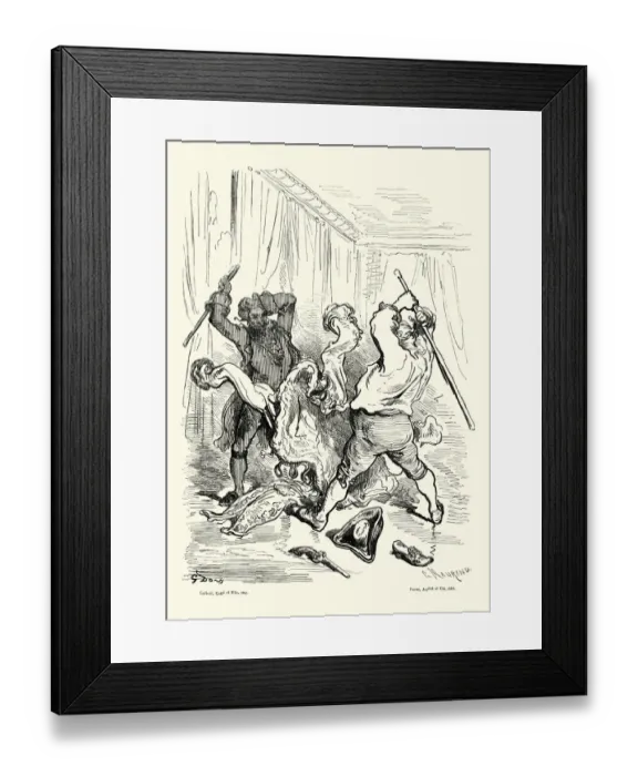 Framed Print : Adventures of Baron Munchausen - Fur cloaks madness Framed Print : Adventures of Baron Munchausen - Fur cloaks madness