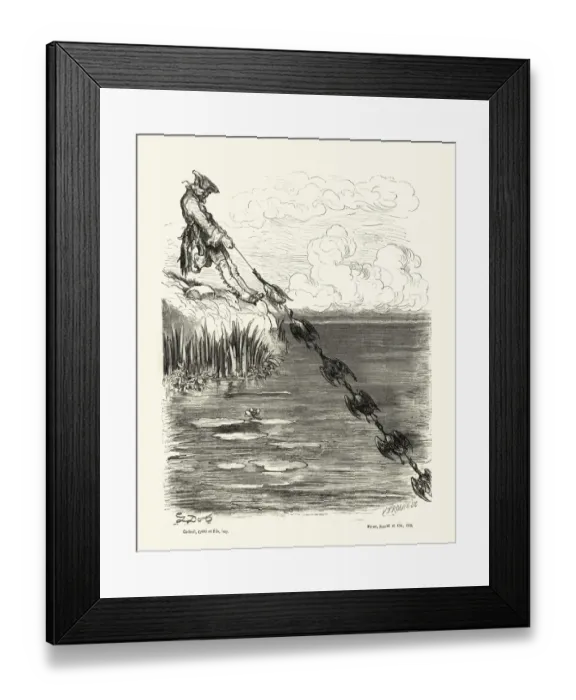 Framed Print : Adventures of Baron Munchausen - strung like pearls Framed Print : Adventures of Baron Munchausen - strung like pearls
