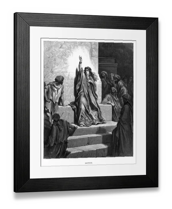 Framed Print : Deborah engraving 1870 Framed Print : Deborah engraving 1870