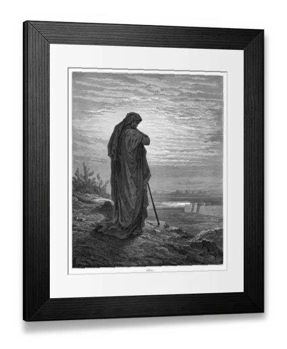 Framed Print : Amos engraving 1870 Framed Print : Amos engraving 1870