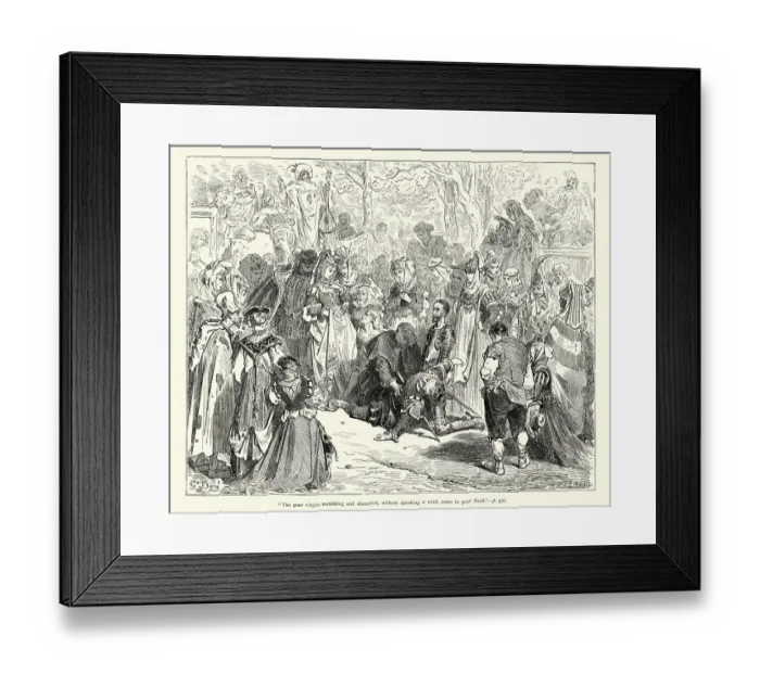 Framed Print : Don Quixote - Poor Basil Framed Print : Don Quixote - Poor Basil