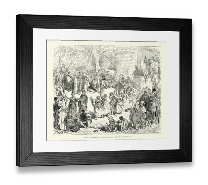 Framed Print : Don Quixote and Sancho Panza Framed Print : Don Quixote and Sancho Panza