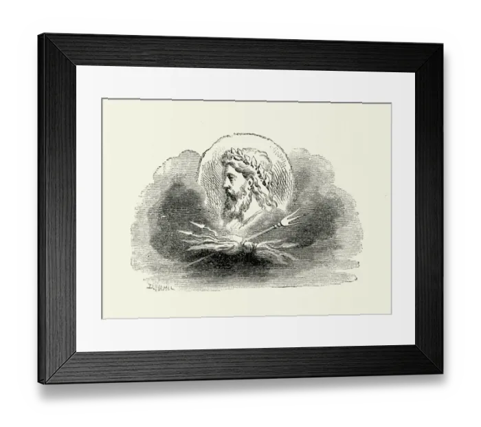 Framed Print : La Fontaines Fables - Jupiter Framed Print : La Fontaines Fables - Jupiter