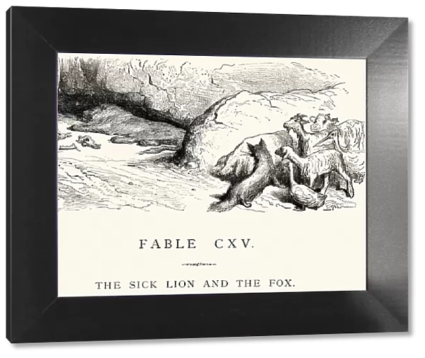 La Fontaines Fables - Sick Lion and the Fox