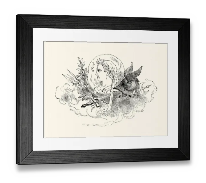 Framed Print : La Fontaines Fables - Alexander the Great Framed Print : La Fontaines Fables - Alexander the Great