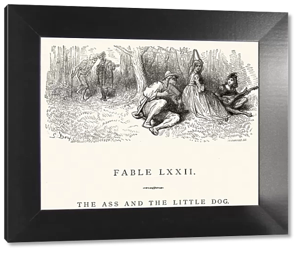 La Fontaines Fables - Ass and the Little Dog