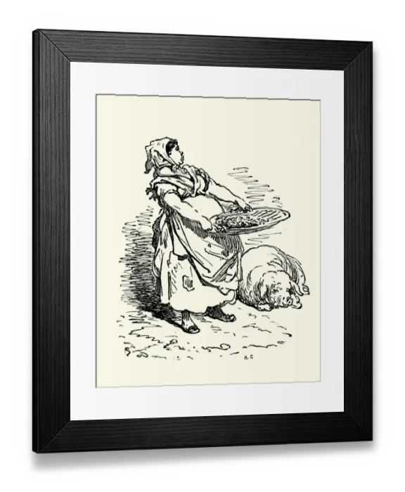 Framed Print : Don Quixote - Farmers Wife Framed Print : Don Quixote - Farmers Wife