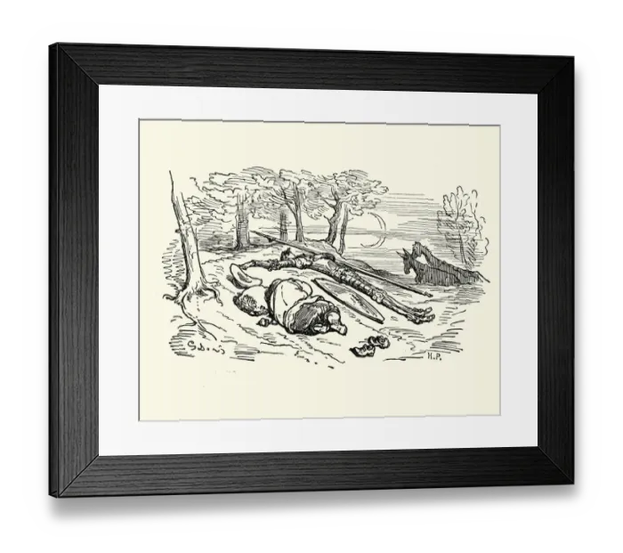 Framed Print : Don Quixote and Sancho Panza Framed Print : Don Quixote and Sancho Panza