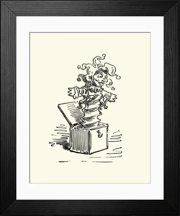 Framed Print : Don Quixote - Jack in the Box Framed Print : Don Quixote - Jack in the Box