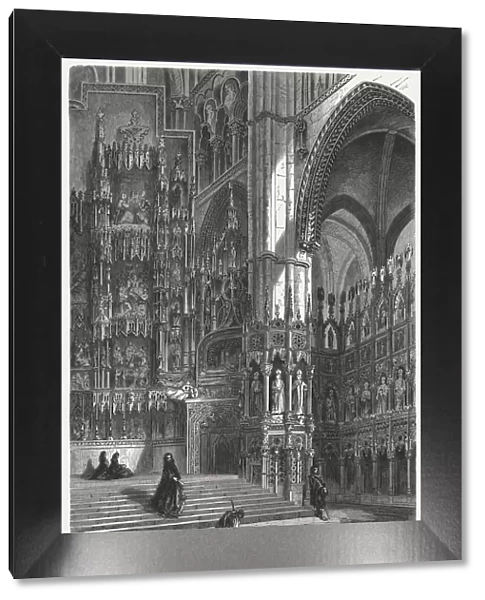 Toledo Cathedral, Spain, published in 1871
