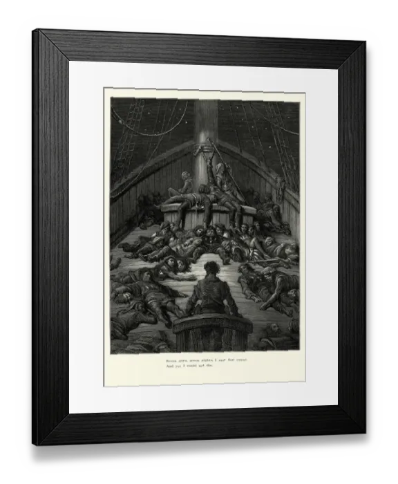 Framed Print : Rime of the Ancient Mariner - I saw that curse Framed Print : Rime of the Ancient Mariner - I saw that curse