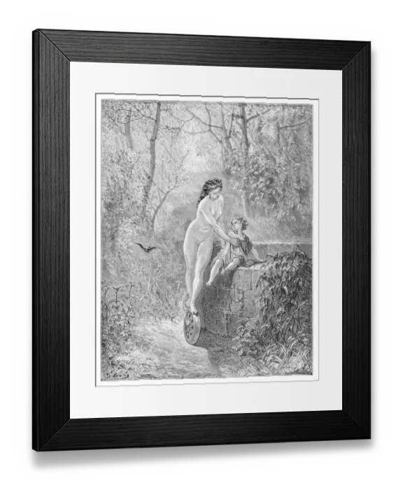 Framed Print : The Goddess Fortune Framed Print : The Goddess Fortune