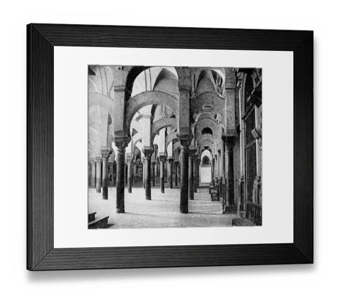 Framed Print : Hypostyle Hall at the Mosque-Cathedral of Cordoba in Cordoba, Spain - 19th Century Framed Print : Hypostyle Hall at the Mosque-Cathedral of Cordoba in Cordoba, Spain - 19th Century