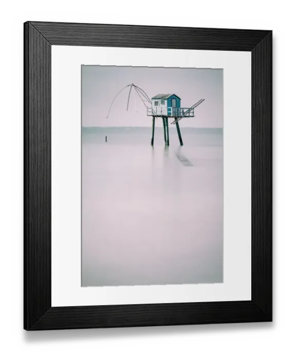 Framed Print : A fishery on stilts and its plaice Framed Print : A fishery on stilts and its plaice