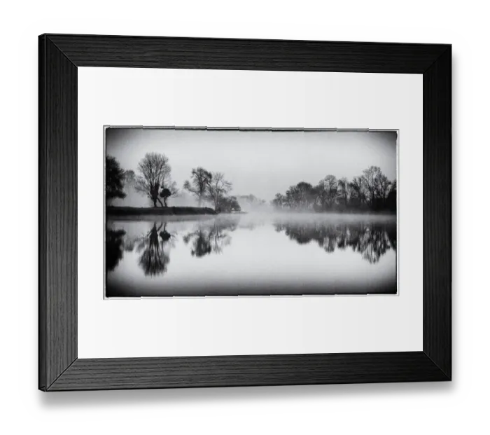 Framed Print : Morning of fog on the river Cher, Savonnieres, France Framed Print : Morning of fog on the river Cher, Savonnieres, France