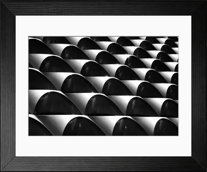Framed Print : Repetitive abstract pattern of a facade of a Parisian building Framed Print : Repetitive abstract pattern of a facade of a Parisian building