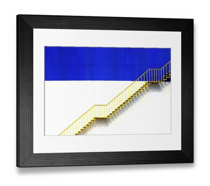 Framed Print : The yellow staircase Framed Print : The yellow staircase