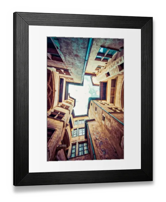 Framed Print : A traboule Framed Print : A traboule