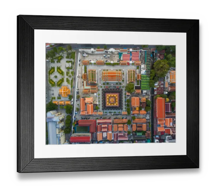Framed Print : Wat Ratchanatdarm, Bangkok City Framed Print : Wat Ratchanatdarm, Bangkok City