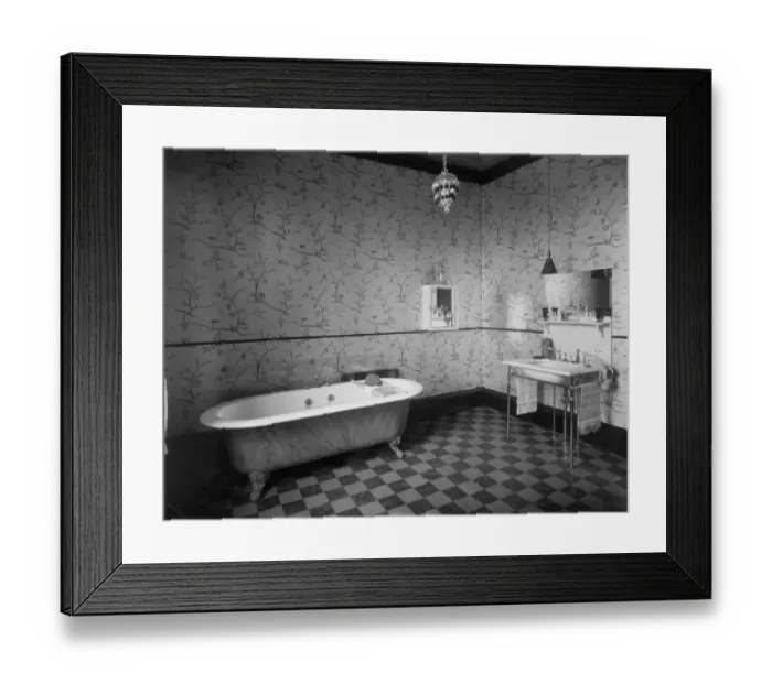 Framed Print : Owens Bathroom Framed Print : Owens Bathroom
