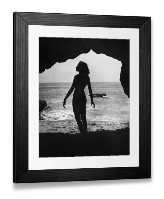 Framed Print : Woman On Beach Framed Print : Woman On Beach