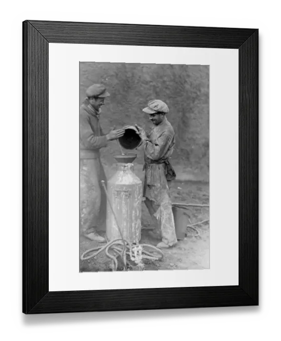 Framed Print : Paint Pourers Framed Print : Paint Pourers