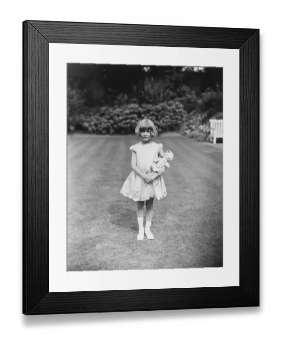 Framed Print : Girl With Doll Framed Print : Girl With Doll