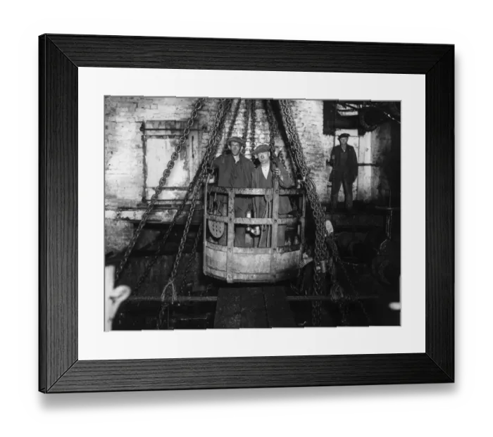 Framed Print : Miners By Sasha