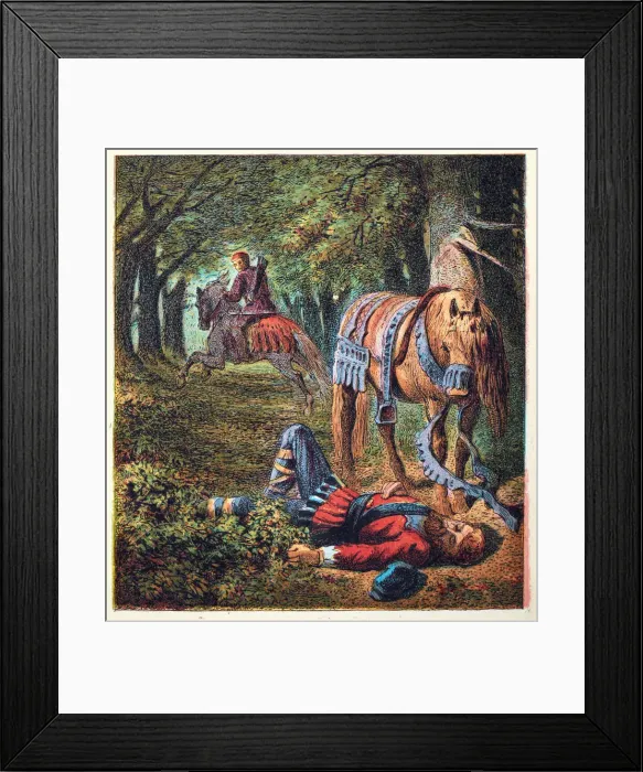 Framed Print : Death of King William II of England on 2 August 1100 in the New Forest Framed Print : Death of King William II of England on 2 August 1100 in the New Forest