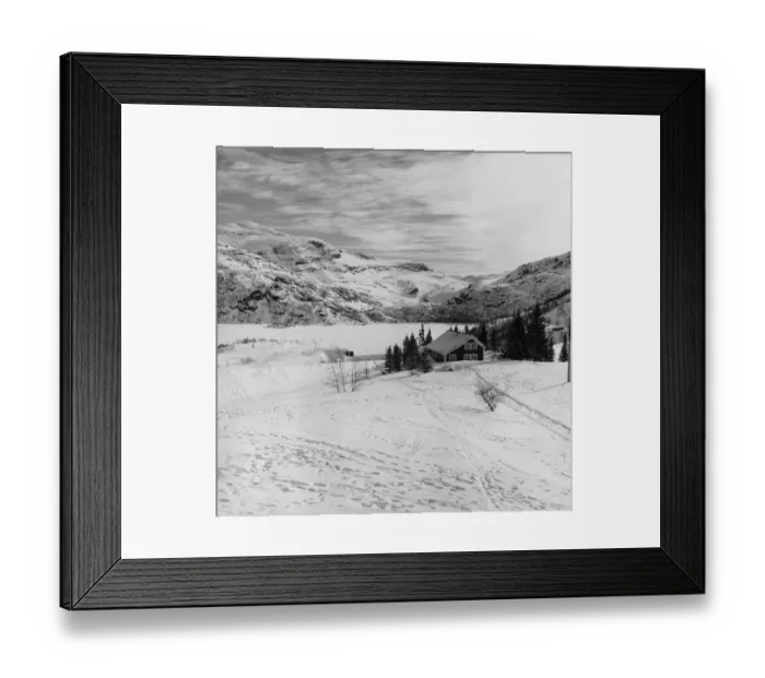Framed Print : Winter Countryside