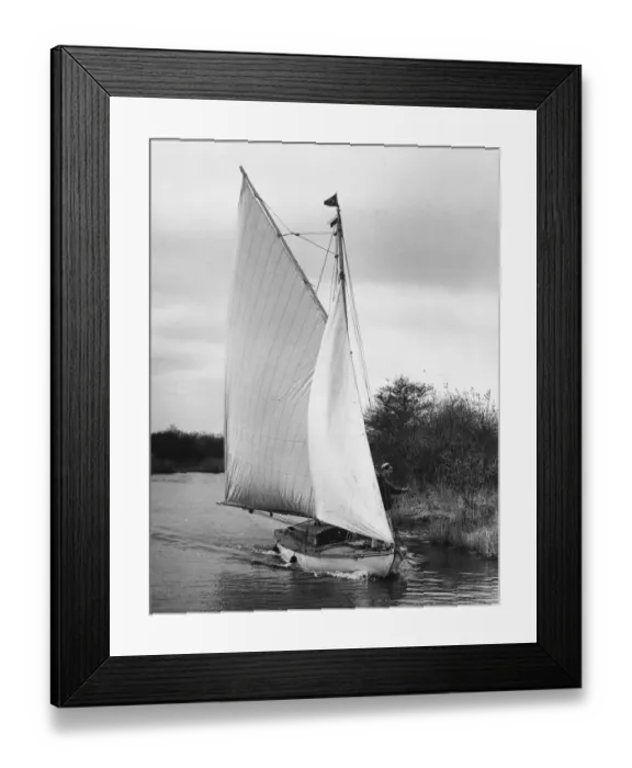 Framed Print : Sailing In Norfolk Framed Print : Sailing In Norfolk