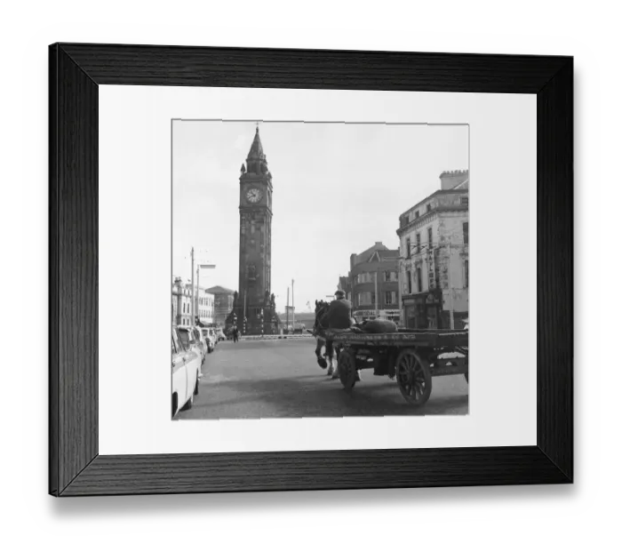Framed Print : Belfast Clock Tower Framed Print : Belfast Clock Tower