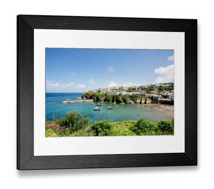 Framed Print : Port Isaac from the South West Coast Path Framed Print : Port Isaac from the South West Coast Path