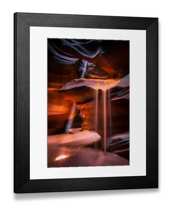 Framed Print : Sand Waterfall Framed Print : Sand Waterfall