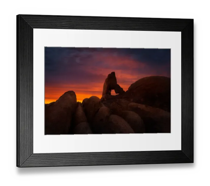 Framed Print : Boot Arch at Alabama Hills, California Framed Print : Boot Arch at Alabama Hills, California
