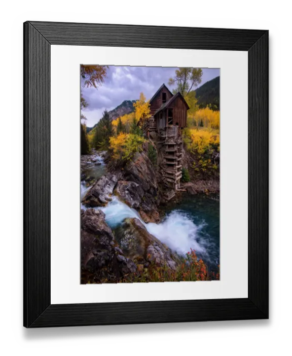 Framed Print : Crystal Mill Framed Print : Crystal Mill