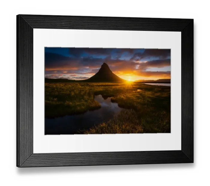 Framed Print : Kirkjufell Summer Framed Print : Kirkjufell Summer